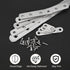 2.2"x0.6", 12 PATIKIL Flat Mending Plate Pcs Stainless Steel Straight Flat Bracket for Shelves Corner Braces Brackets