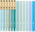 Mr. Pen Aesthetic Highlighters and Pens, 12 Pack, Forest Green Color Bible Highlighters, No Bleed Highlighter Pens for