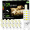 dalattin 12 Pack Dimmable G9 LED Bulb 4W Equivalent 40 Watt, 6000K