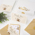 50 Pack Whaline Baby Shower Thank You Cards Boxed Vintage Khaki Cloth Note Card with Envelopes Stickers Greeting Blank