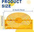 Large Oval Template Ruler,Geometric Drawing Template,Plastic Drafting Stencils Measuring Tools for Office and School, Building Formwork, Drawings Drafting(1pcs,No.4352)