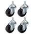 PATIKIL 1.5 Inch Stem Casters Wheels, 4 Pack Wire Shelf Caster Threaded