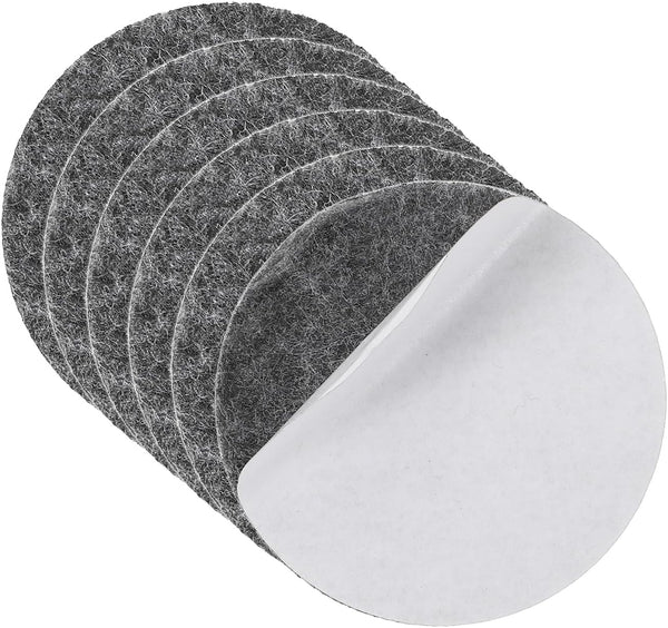 uxcell 6Pcs Lamp Base Felt, 2 Inch Dia 2mm Thick Adhesive Round