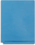 Blue Summit Supplies 100 Blue End Tab File Folders, Reinforced Straight Cut Tab Files for Office Use