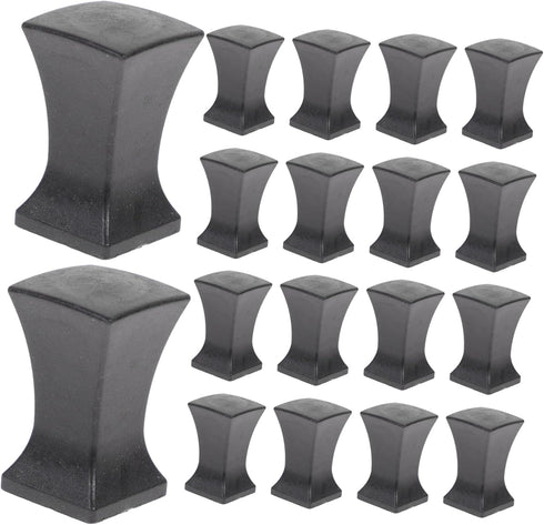 Holibanna 20pcs Square Lamp Finials Replacement Light Screw Caps for Desk Floor Lamps