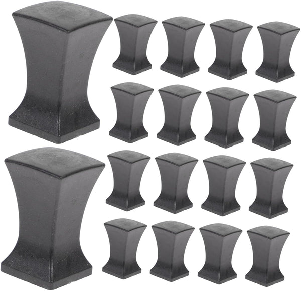 Holibanna 20pcs Square Lamp Finials Replacement Light Screw Caps for Desk Floor Lamps