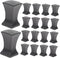 Holibanna 20pcs Square Lamp Finials Replacement Light Screw Caps for Desk Floor Lamps