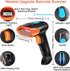 KUIIYER Bluetooth Barcode Scanner, Wireless 2D QR 1D Handheld Barcode Reader, Plug & Play for Warehouse, Library