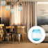 5cm Uonlytech Glass Lampshade Ball Lamp Cover Globe Lampshade Gradient Blue Glass Light Cover Spherical Dome Light