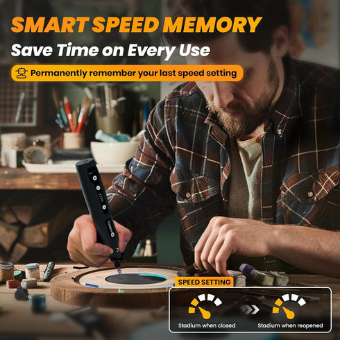 5-Speed 69 3.7V HARDELL Mini Cordless Rotary Tool Kit, and USB Charging with Accessories, Multi-Purpose Power Rotary