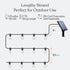 27ft Commercial 12 Bulbs, 1W Brightech Ambience Pro Solar Powered Outdoor String Lights, Remote Control Grade