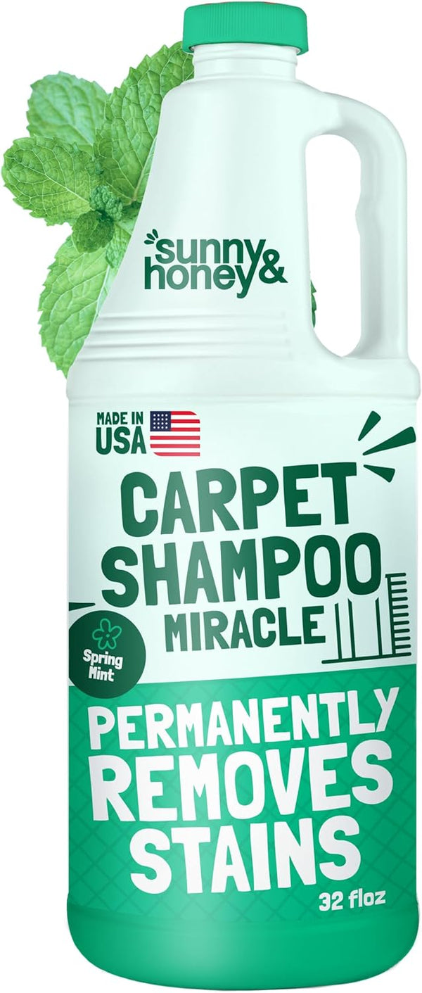 Sunny & Honey Heavy Duty Carpet Cleaner Solution for Machines - Powerful