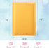 UCGOU Kraft Bubble Mailers 10.5x16 Inch 25 Pack Yellow Padded Envelopes #5 Large Mailing Packages Self Sealing Tear Resistant Boutique Bulk Mail Shipping Bags for Clothes Book and More by UCGOU