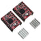 E-outstanding 2PCS A4988 StepStick Stepper Motor Driver Module with Heat Sink for 3D Printer and CNC Robotics