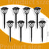 6 Pack GIGALUMI Solar Lights Outdoor Waterproof, LED Solar Garden Lights, Outdoor Decorations, Garden Decor for Yard