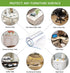 Icefire 1.5mm 30" 54 Inch Clear PVC Table Top Protector PVC Vinyl Polyester Rectangle Table Cover Wood Furniture Wooden