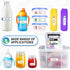 Sideim Daycare,64Pcs Baby Bottle Labels for Waterproof School Name Labels for Kids,Daycare Name Tag Label Supplies