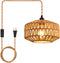 SHIWEIDA Industrial 15ft Pendant Light Cord -Plug in Hanging Light Fixture, 15FT Farmhouse