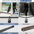 17-50 Inch Abiglifty Sliding Door Security Bar, Adjustable Heavy Duty Security Bar with Rubber Tips for Sliding Patio