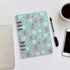 A5 90 Nevjipu College Ruled Notebooks for School - Cute Toothbrush Teeth Print Pu Leather Travel Lined Book Journal