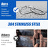 KINLINK 15PCS M5 3/16 Quick Link Chain Connector, Heavy Duty 304 Stainless Steel Locking Carabiner Clips for Hammock,