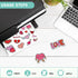 Uinkit Premium Vinyl Sticker Paper, 11x17 inch Glossy White, 10 Sheets, Waterproof Vivid Colors