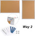 Board2by Cork Board Bulletin Board, 24 x 36 Silver Aluminium Framed, Large Wall Mounted Notice Pin Board