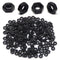Mriuuod 100pcs M5-0.8 Hex Nuts, Carbon Steel, Black Oxide, M5 x 0.8mm Tiny
