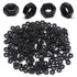 Mriuuod 100pcs M5-0.8 Hex Nuts, Carbon Steel, Black Oxide, M5 x 0.8mm Tiny