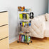 Yieach 3 Clear Tier Rolling Utility Cart with Wheels,Modern Bedside Cart for Baby Essentials,Nursery,Diaper Caddy,Baby