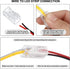 COB LED Strip to Wire Connector, 20 Pieces Waterproof Adapter Connectors for Solderless LED Light Strip (2 Pin, 8 mm)