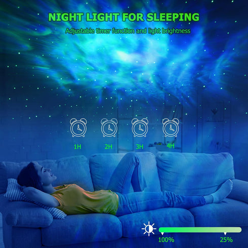 Galaxy Projector,Star Projector with Timer and Remote Control for Kids and Adults Bedroom Decoration, Valentine's Day, Party, Birthday, Christmas Gifts by HERHOTER