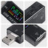 8 in 1 USB Tester Voltage and Current Tester 10V 3A Voltmeter Capacity Current Meter Digital Multimeter Current Tester Voltage Detector for Chargers Cables Power Banks