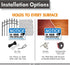 Video Surveillance Sign, All Activities Monitored, 2 Pack, 7 x 10 Inches, Rust Free Aluminum, Waterproof, UV Protected