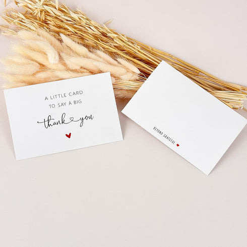 ZGQ 48 Pack 46 Thank You Cards with Envelopes & Stickers, Cute Blank Greeting Cards for Baby Shower & WeddingBoxed Bulk