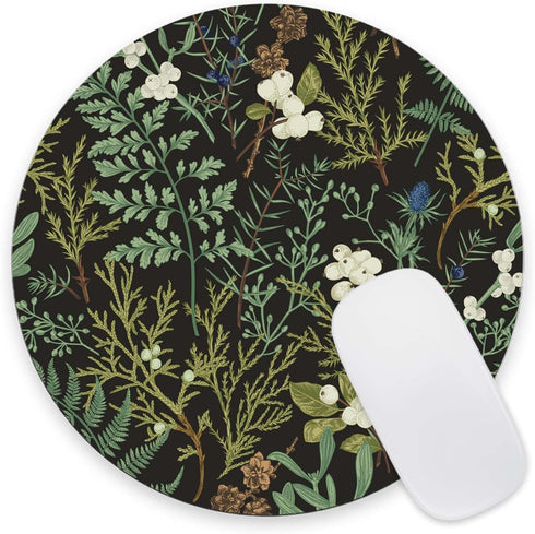 Nphuriy 7.97.90.12 inches Mouse Pad, Magical Forest Mouse Pad, Washable Round Cloth Mousepad for Gaming Office Laptop