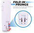 6 Pack 3 Westek LED Emergency Lights for Home Power Failure, - Function Power Failure Light, Rechargeable Flashlight