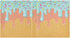 Aslsiy 3 1.5 Inch Kids Ring Binder Light Salmon Pale Turquoise Ice Cream Girls Round Clipboard Binder Decorative