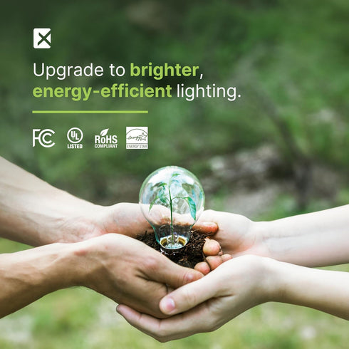Xtricity Compact Fluorescent Light Bulb T2 Spiral, E26 Base, 9W (40 Watt Equivalent), 2700k Soft White, 540 Lumens,