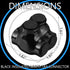 Insulated Wire Connectors Multi Splice Connector Dual Entry Electrical Power Connector (5 Pcs, 3/0-6 Wire Range)