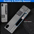 zavcurp Titanium Keychain Wrench Mini EDC Adjustable Spanner with Screwdriver, Pocket Tool for Everyday Carry, Travel