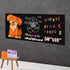 Magnetic Chalkboard Contact Paper, 50"x18" Self Adhesive Magnet Wall Board Sticker with 12 Color Liquid Chalk