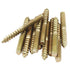 Biaungdo 1/4-20 x 2 Inch Hanger Bolts, 12 Pcs Self-Tapping Double Headed Bolts for Wood Joint Furniture Accessories