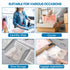 Packaging Bags for Clothing, Frosted Zipper Bags for Small Business, 50 Pcs, 3 Mil, 10''x12'' with Vent Holes