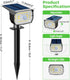 4 Pack/56 LED/3 2-in-1 nipify Solar Lights Outdoor Waterproof, Motion Sensor Spot Lights- Modes Solar Powered