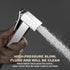 ZLOCYIVHE Set, Handheld Sprayer Kit, Brass Toilet Handheld Bidet Cloth Diaper Sprayer Bidet Sprayer for Toilet