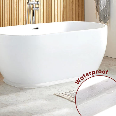 SNAILGARDEN 2 Rolls Bath Sealant Strip, Waterproof Acrylic Adhesive Caulk Strip with 2Pcs Caulking Tools for Bathroom,