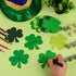 MixTeach 360 Pcs St. Patrick's Day Shamrocks Cutouts, 4 Inch Paper Clover Cut-Outs for Irish Party Kids School Craft