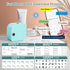 Phomemo 4 P12 Label Maker Machine with Tape, Bluetooth Small Label Makers Ribbon Printer Machine Thermal Transfer