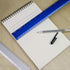 Alumicolor 24IN Aluminum Non-Slip Desk Ruler - Blue Color